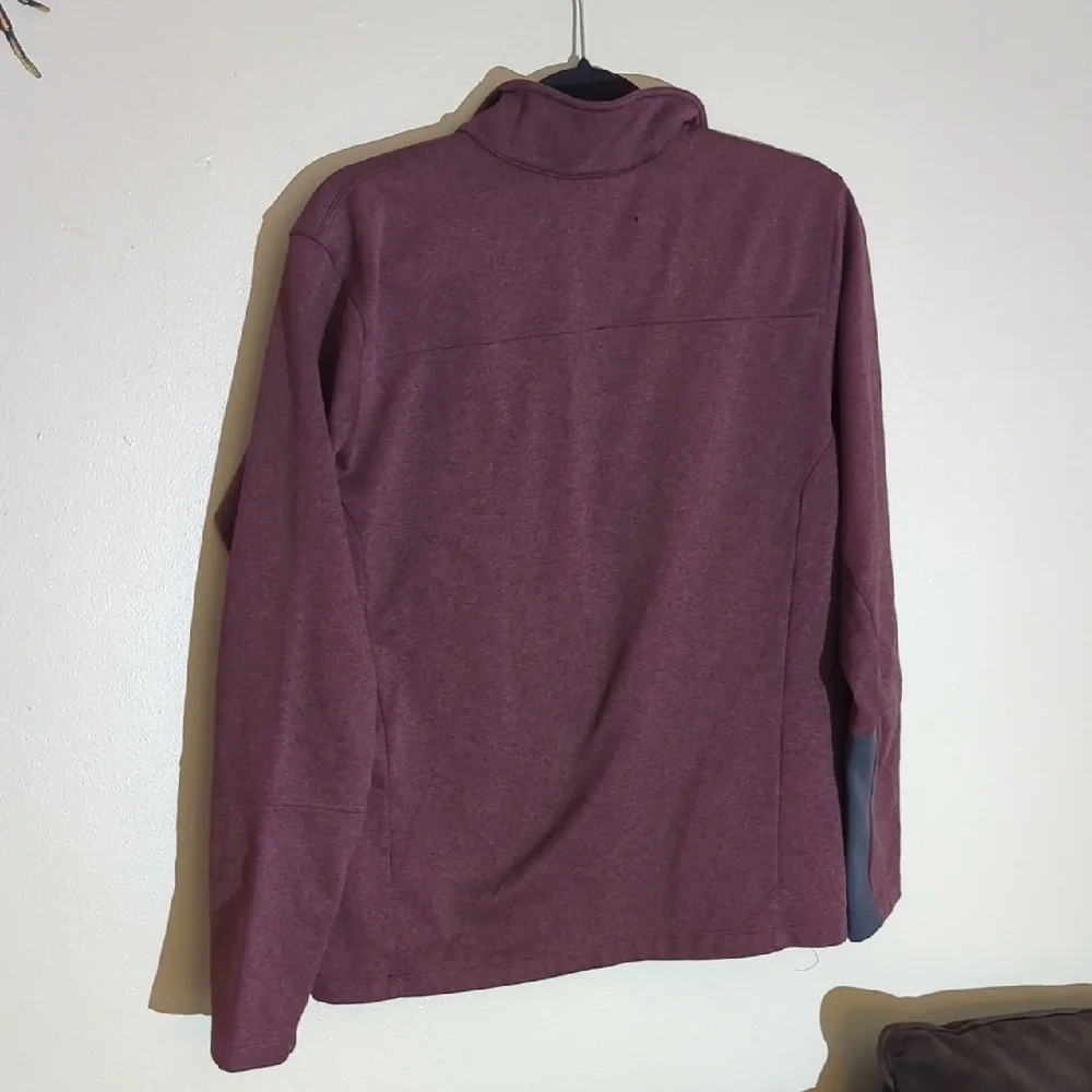 The North Face Burgundy Half-Zip Fleece